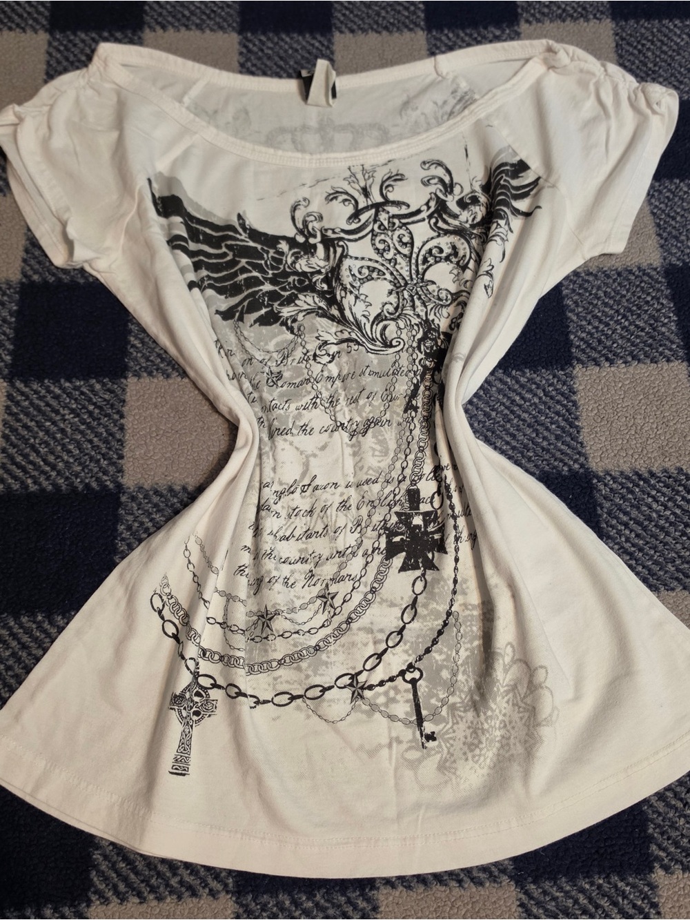 Y2k scene mcbling style shirt by r23